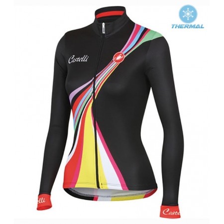 Maglia 2016 Castelli Viva Donna Winter Invernale N001 Maglia 2016 Castelli Viva Donna Winter Invernale N001